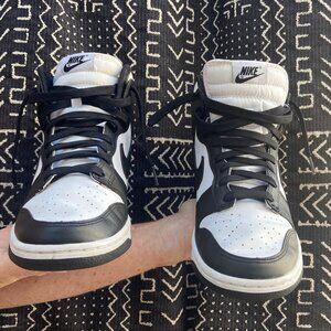 Nike Dunk High(top) Pandas - Men's Size 9 (w/ Crease Protectors)